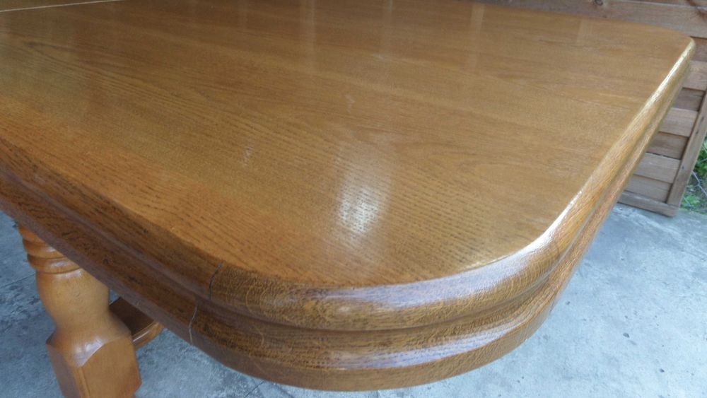 piękny duży masywny dębowy stół 12 krzeseł stan bdb wysyłka dowóz