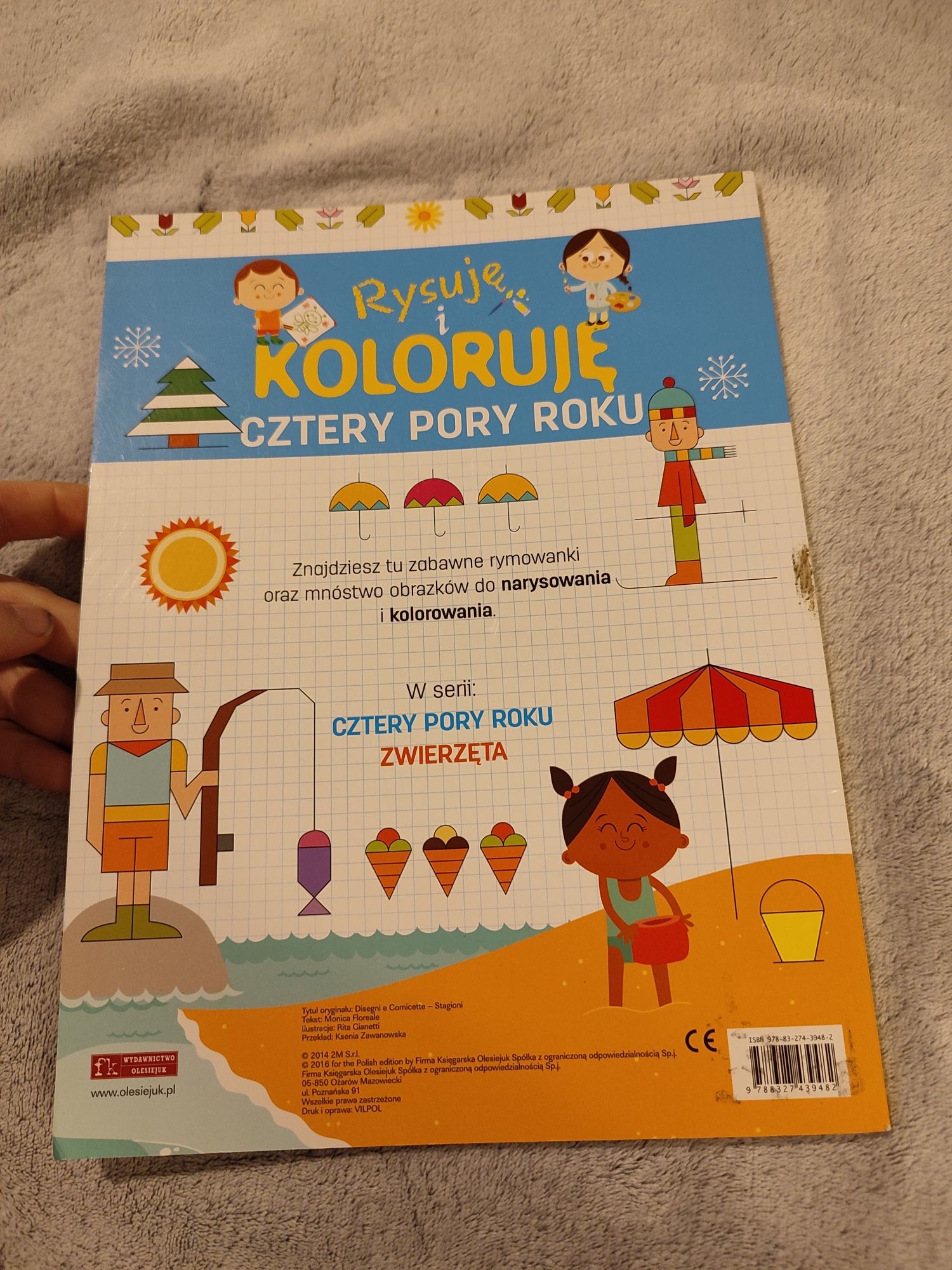 Rysuje i koloruje. Cztery pory roku