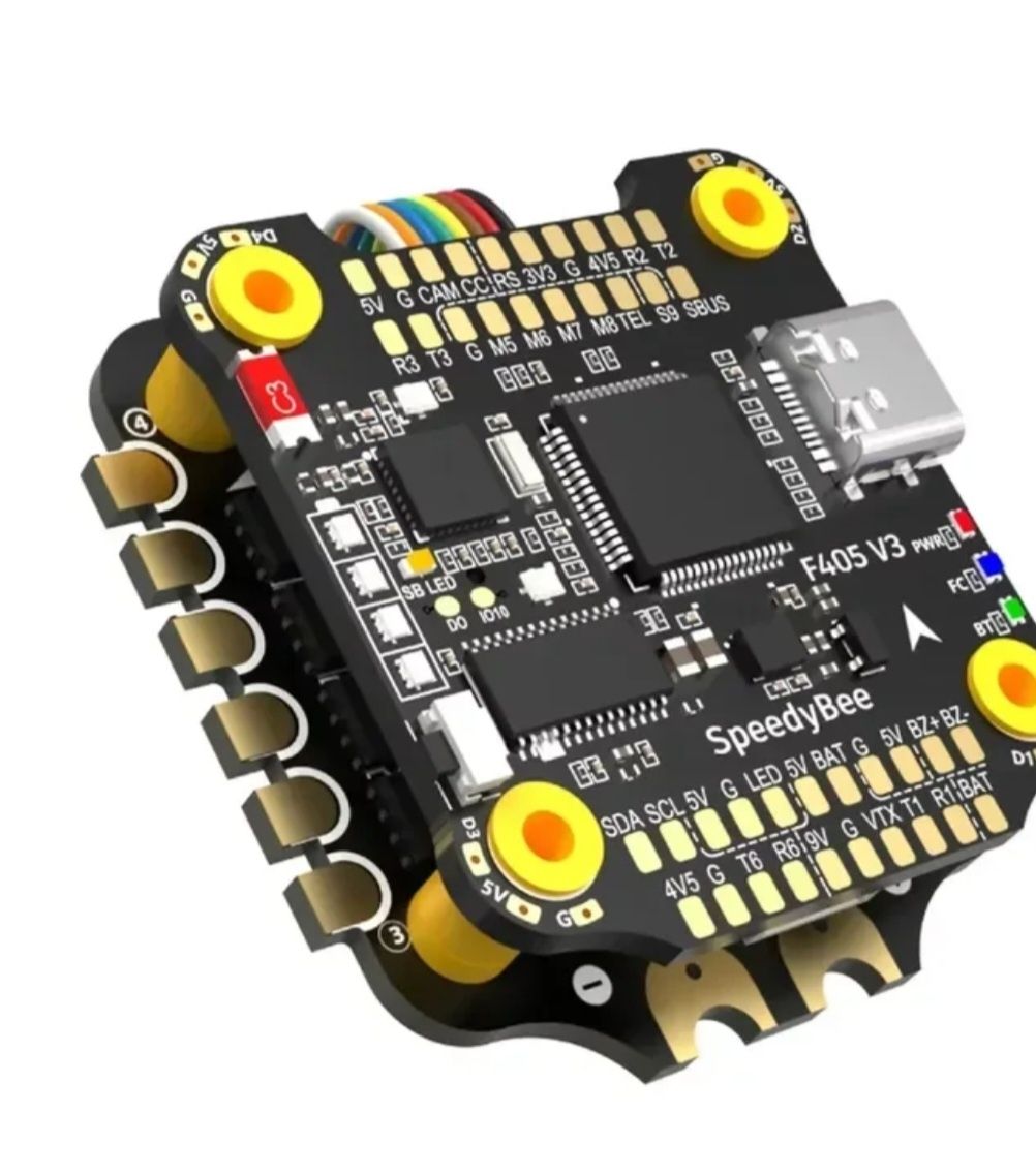 Політний контролер speedybee 405 v3 +   регулятор  тока 50 А