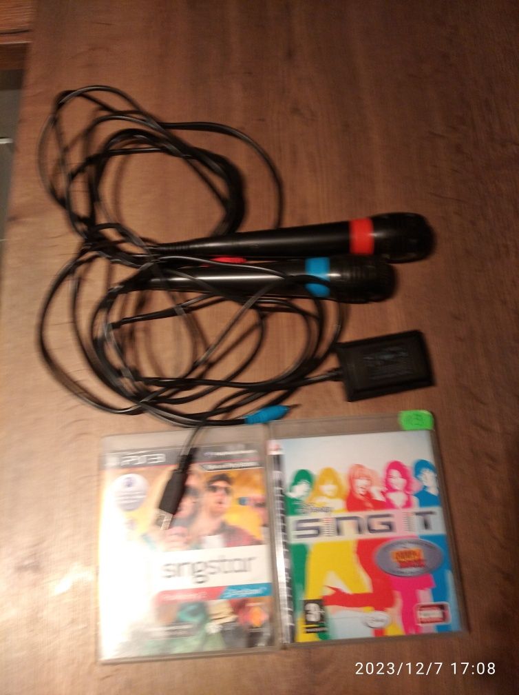 Mikrofony sing star ps3