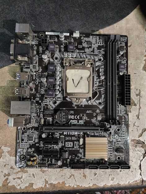 Мат. плата ASUS H110M-K s1151, Intel H110, PCI-Ex16