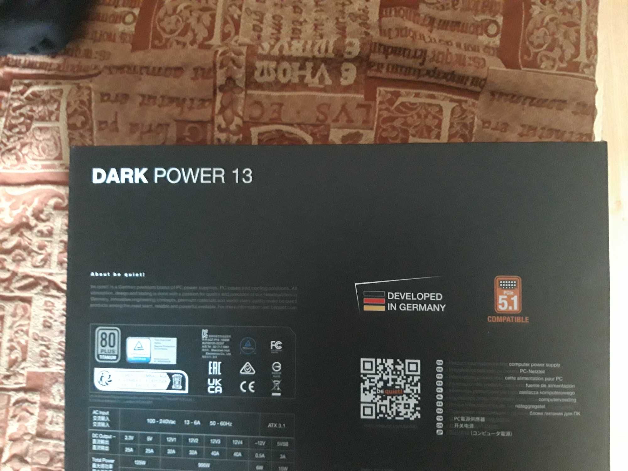 Zasilacz be quiet! Dark Power 13 1000W 80 Plus Titanium