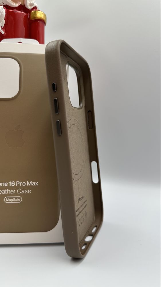 Skórzane Magsafe Etui do Iphone’a 16 Pro Max Bezowym