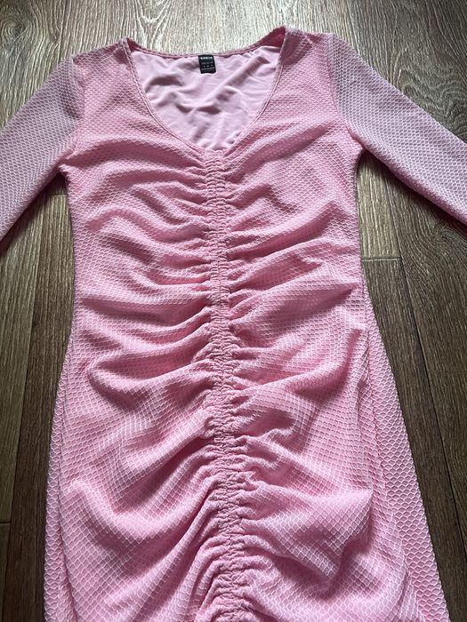 Платье женское розовое