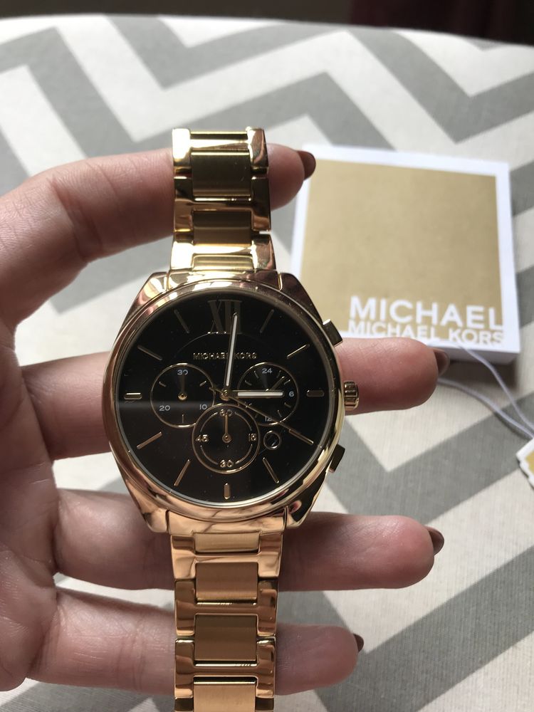 Relógio Michael Kors Dourado Novo