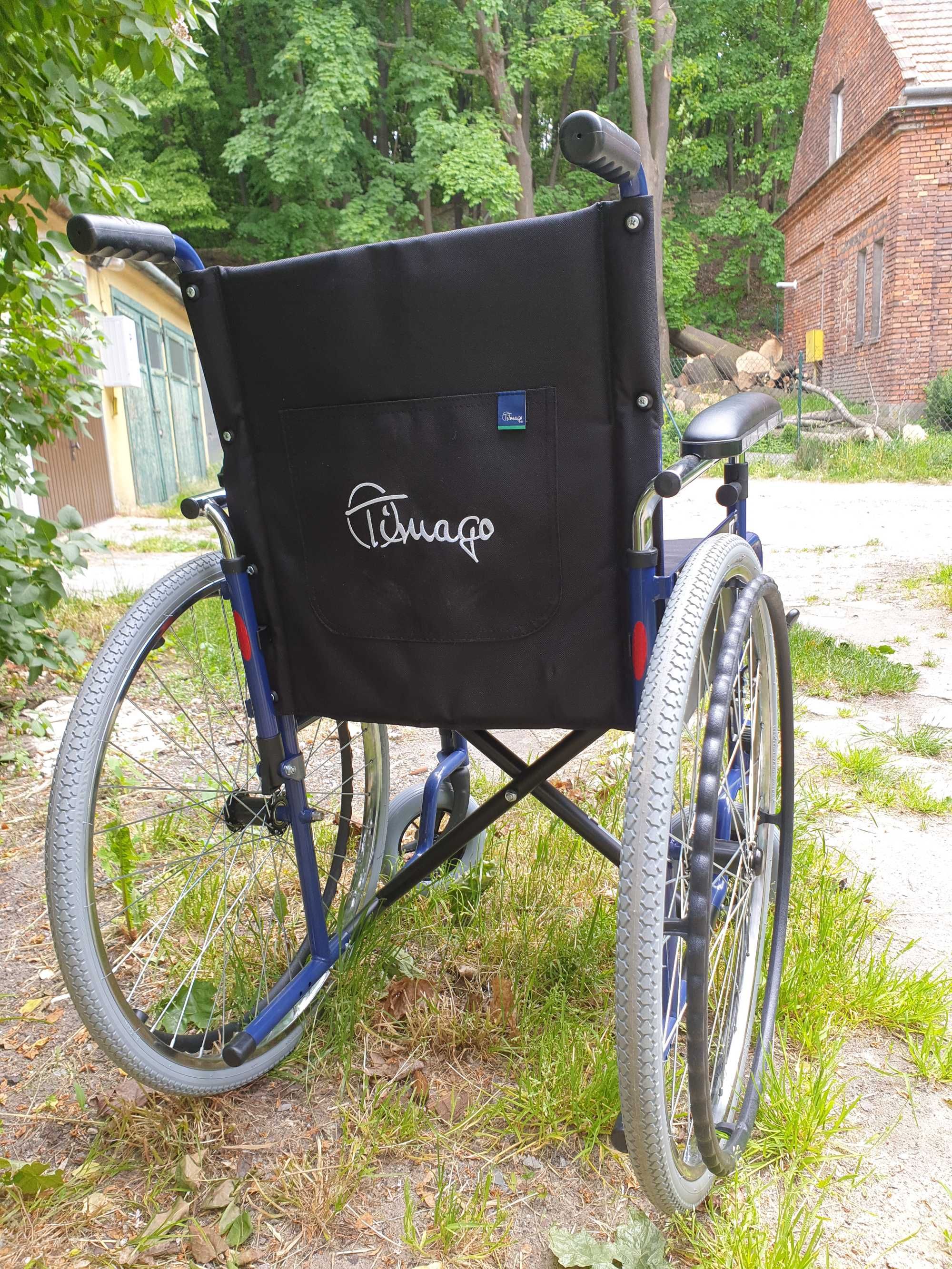 Wózek inwalidzki Timago H011/46, stalowy