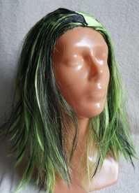 Peruka włosy kolorowe / zielone