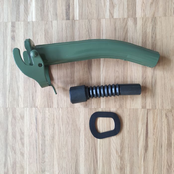 Lejek metalowy do kanistra, lejek kanistra