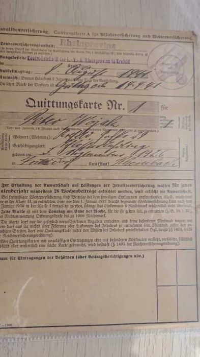 III REICH - Documento