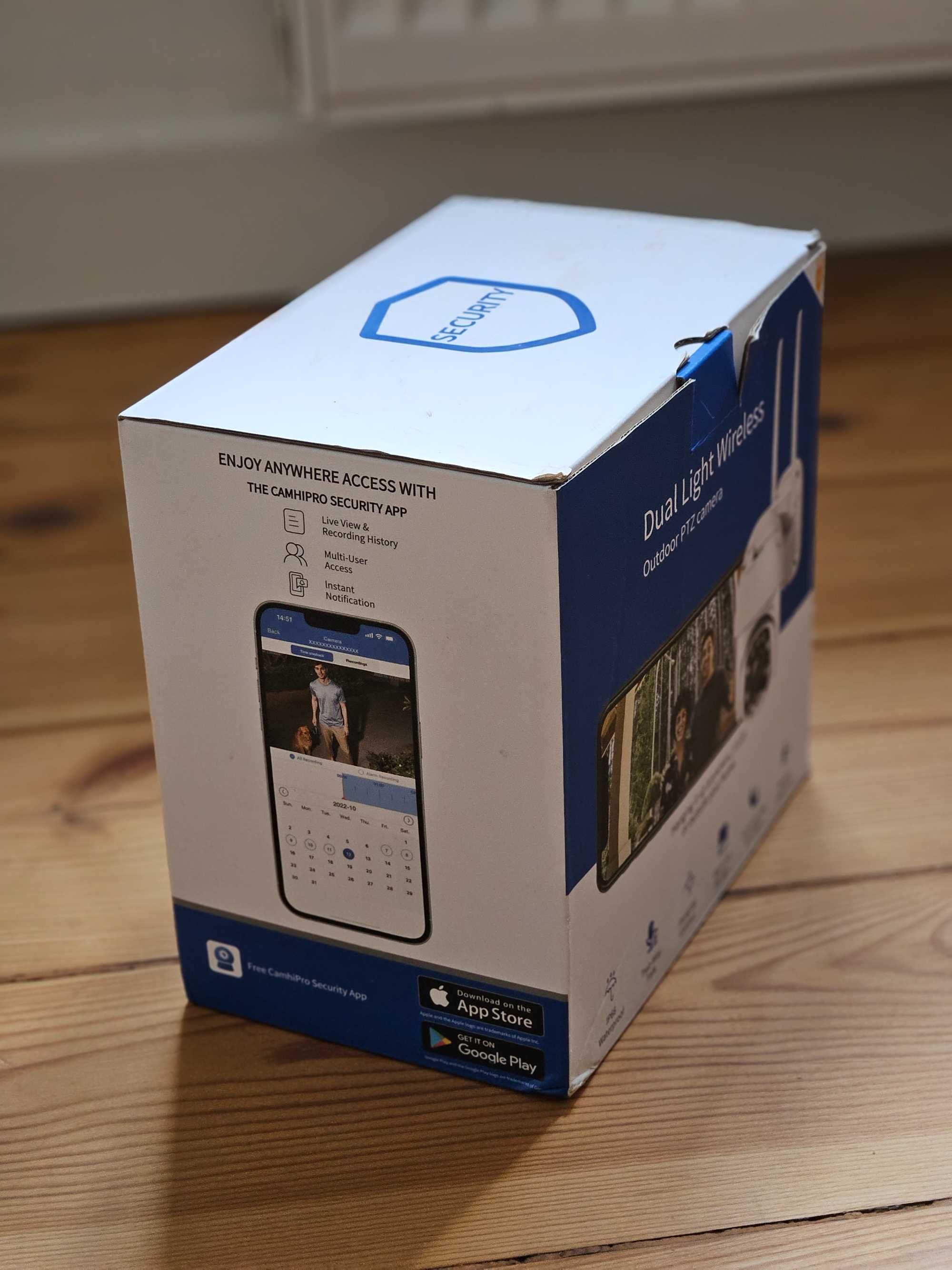 Kamera obrotowa wew/ zewnętrzna IP WIFI 3X ZOOM