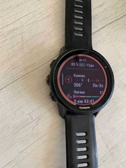 Смарт-годинник Garmin Forerunner 955 Solar Black (010-02638-20)