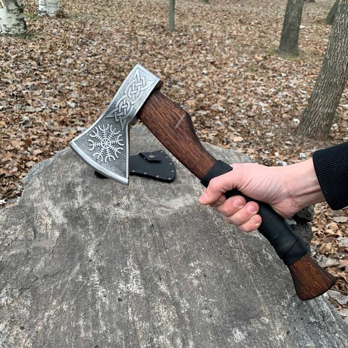 Сокира ручної роботи Скіф TR1/5 з чохлом Топор ручной работы