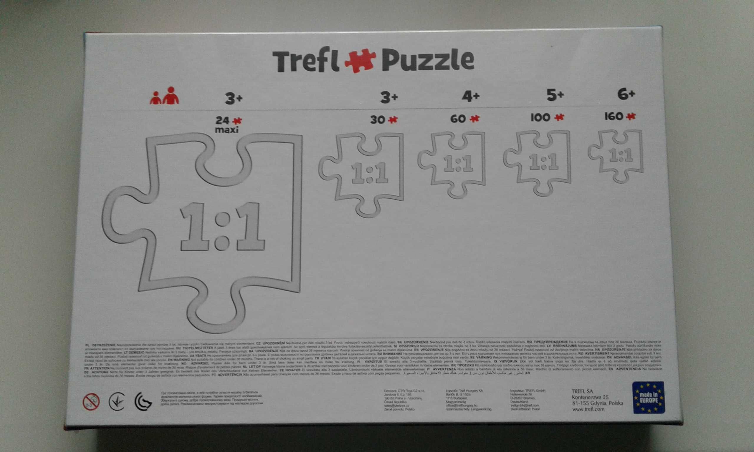 Puzzle 4+ nowe jednorożce