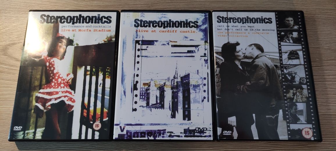 Stereophonics - Collection 3xDVD-2004, 2xLive, teledyski, dużo bonusów