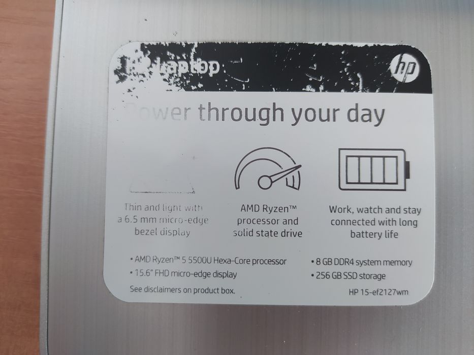 hp 15-ef2127wm в дуже чудовому стані