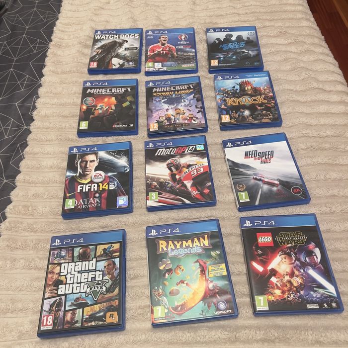 Jogos Play station como novos; vendo à unidade