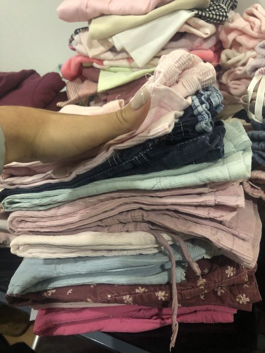 Lote de roupa de menina