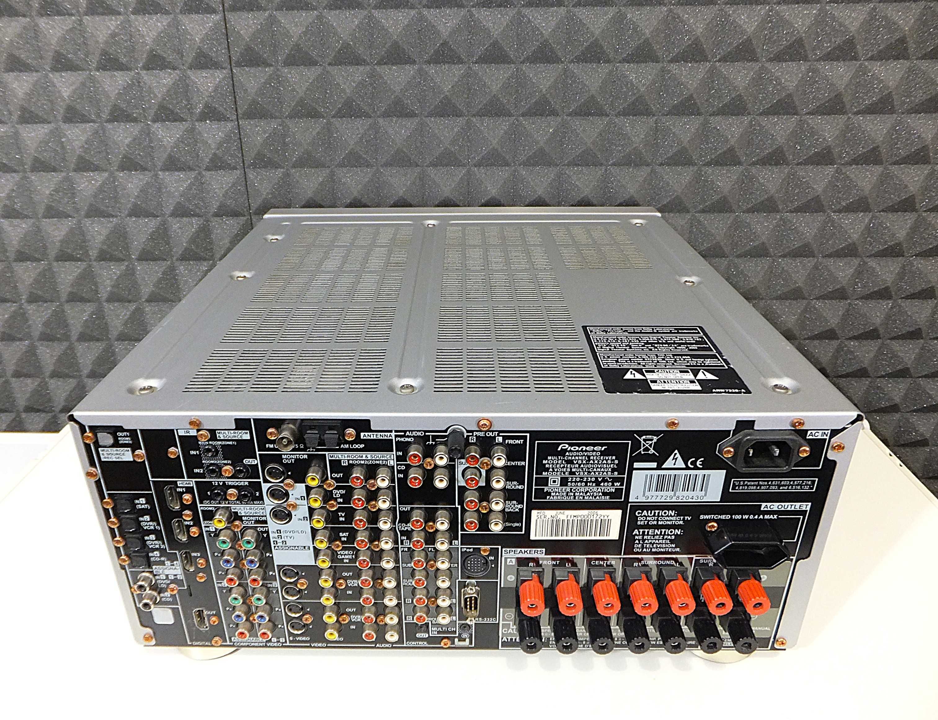 Amplituner kina domowego PIONEER VSX-AX2AS / THX / wysoki model !