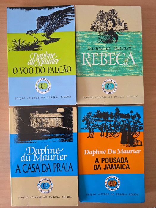 4 livros de Daphne du Maurier
