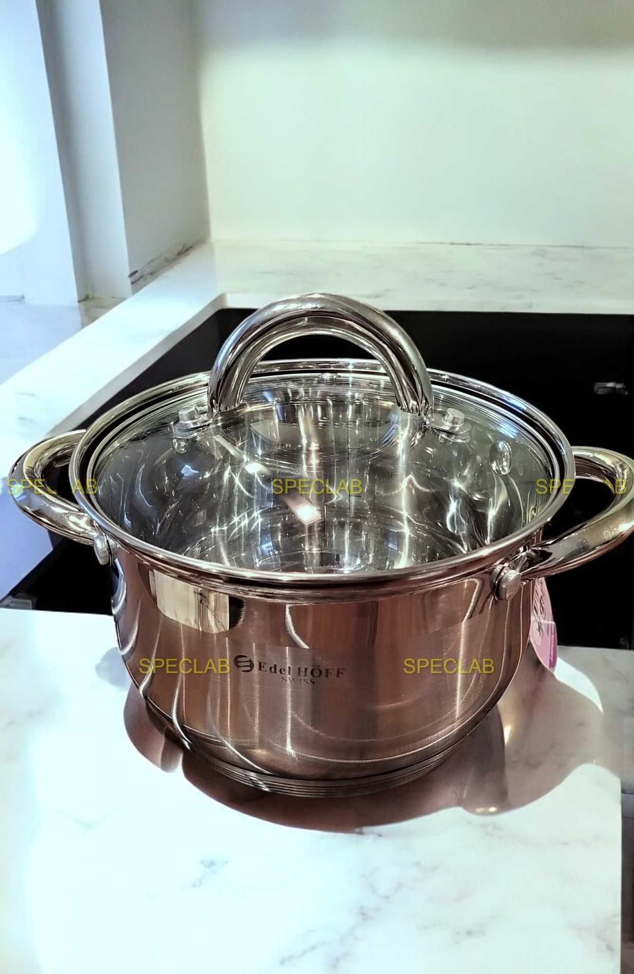 Zestaw garnkow EDELHOFF EH-9014 Gaz, indukcja, Halogen