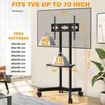 Suporte TV 32-70" c/ Rodas