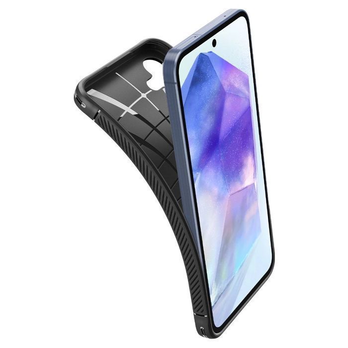 Etui Spigen Rugged Armor Na Samsung Galaxy A55 5G - Czarny Mat