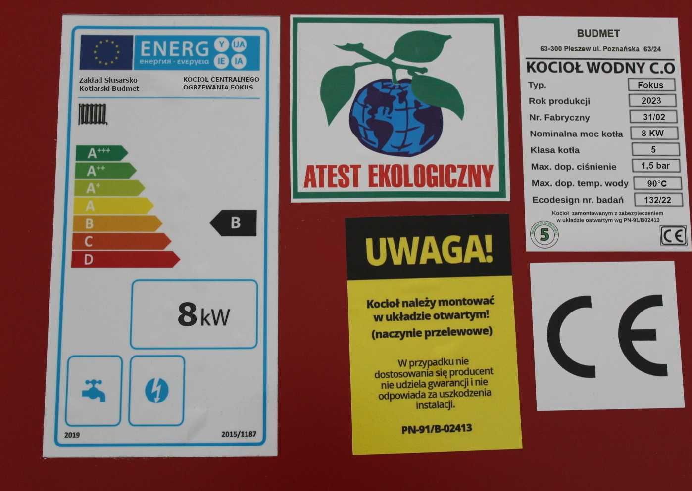 KOTŁY 8 kW do 60 m2 UniwersumEKO KOCIOŁ Piece PIEC Węglowy Drewno