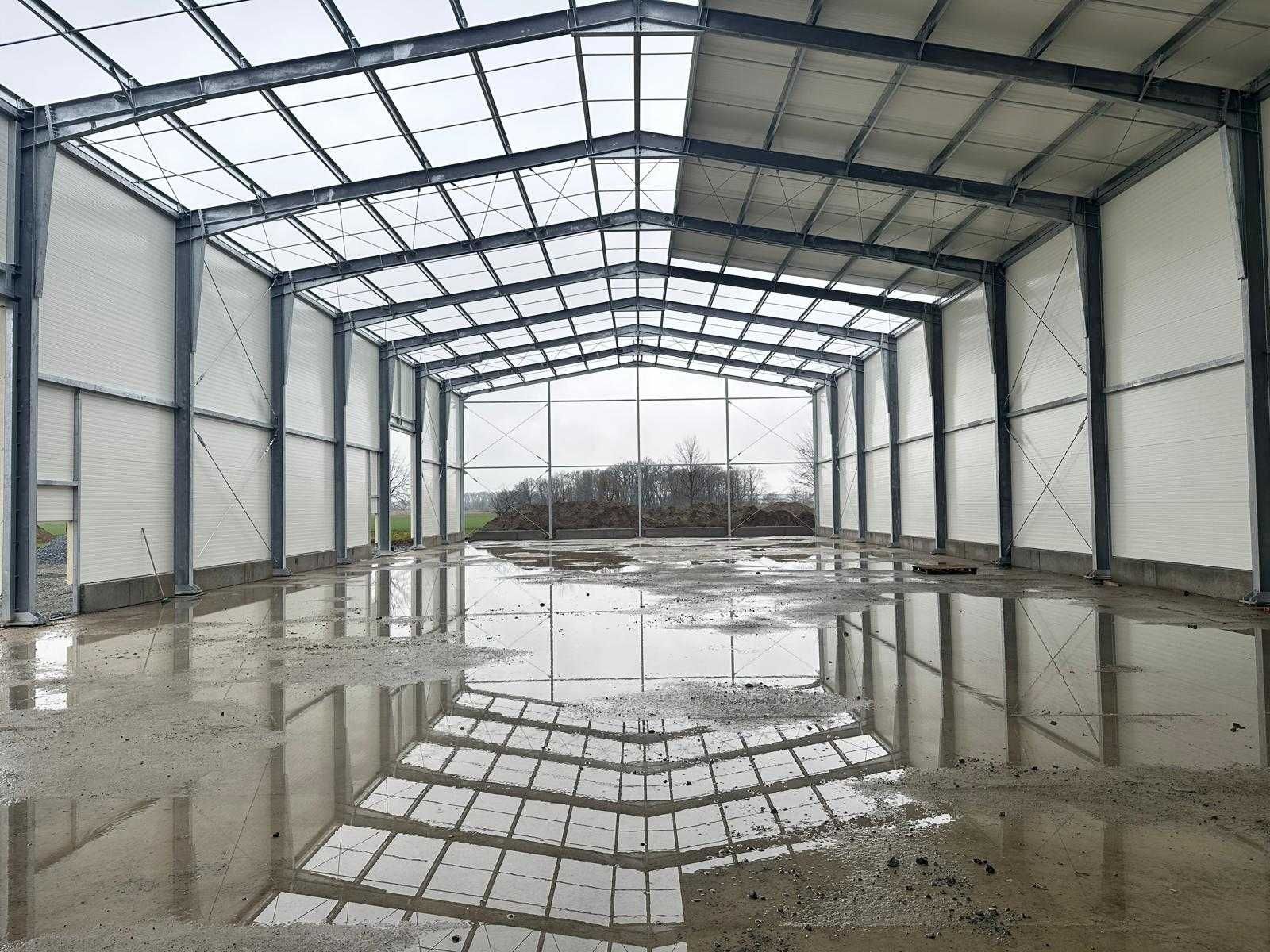Hala Stalowa Magazynowa Ocieplana 20x50x8 Hala Produkcyjna, Izolowana