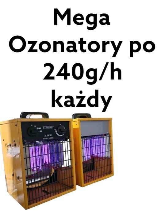 Wypożyczalnia ozonatorów moc do 480g/h od 199zł/tydz tanie ozonowanie