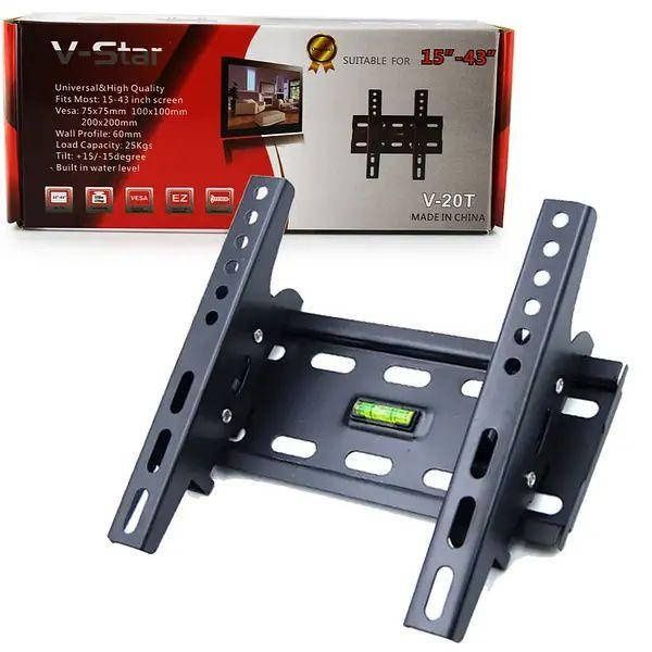 Настінний кронштейн V-Star V-20T для телевізора діагональ 15-43 6872