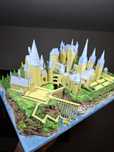 Zamek Hogwart Harry Potter makieta 3D