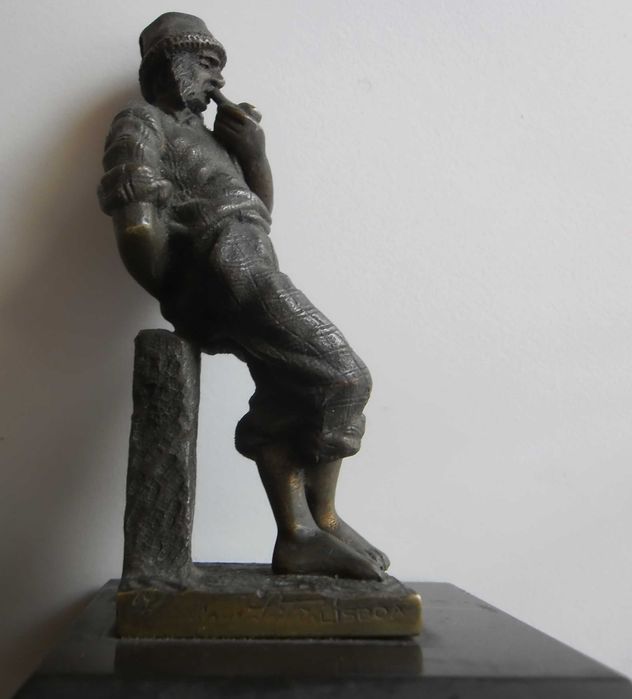 1940-50 | Pescador da Nazaré | Peça rara em Bronze assinada & numerada