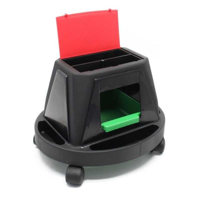 Banco rodas reforçado bandeja mecânico