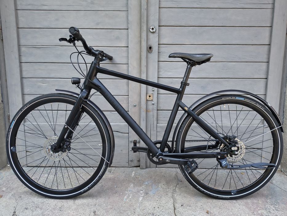 Rower miejski trekkingowy Rabeneick TX7 na pasku Shimano Nexus 8 r.S/M