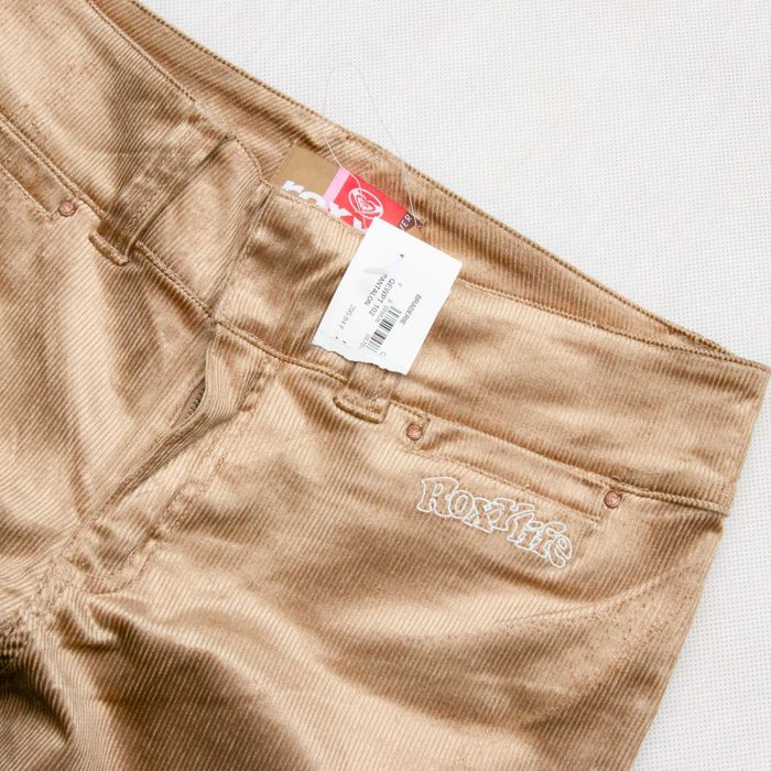 Quiksilver RoxyLife y2k flare spodnie sztruksowe 38eu/M wiskoza