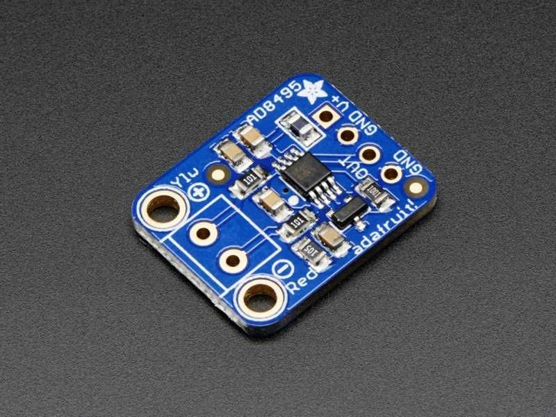 Аналоговый усилитель термопары типа-К на AD8495 от Adafruit