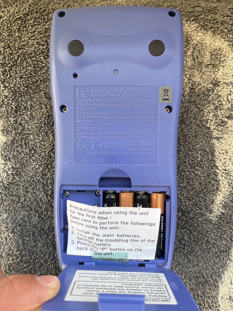 Calculadora grafica CFX-9850GC Plus