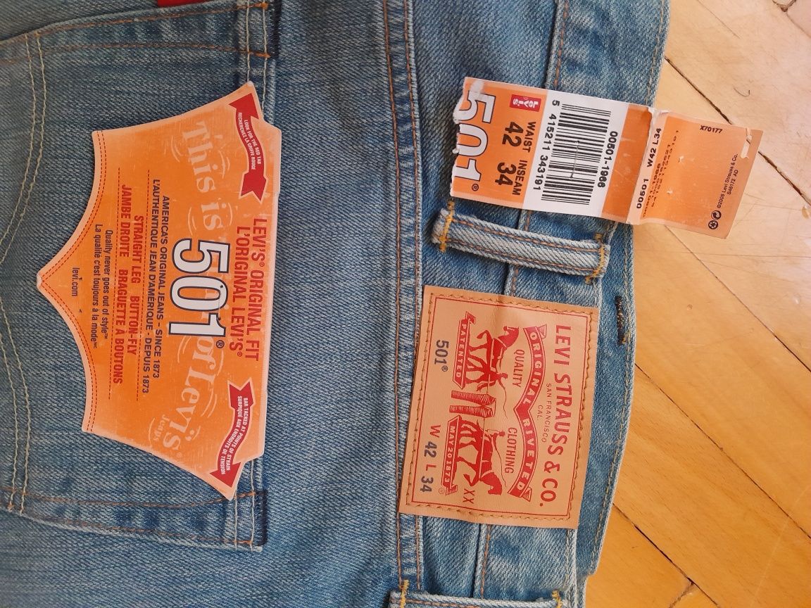 Spodnie levis 501