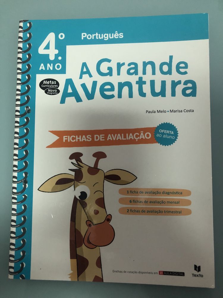 Livro de Fichas GRANDE AVENTURA - 4. Ano