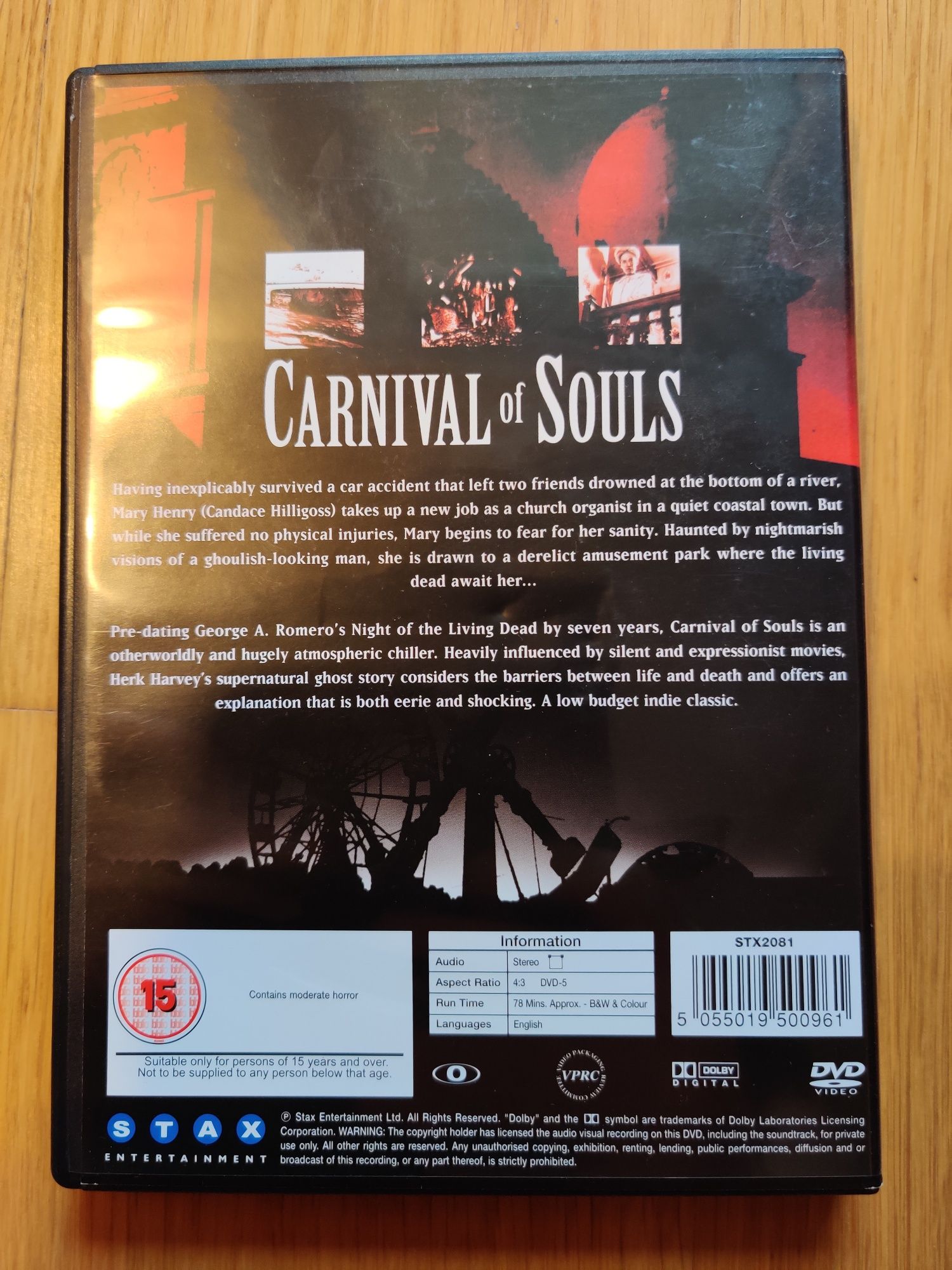 Carnival of Souls [DVD] reż. Herk Harvey - EN