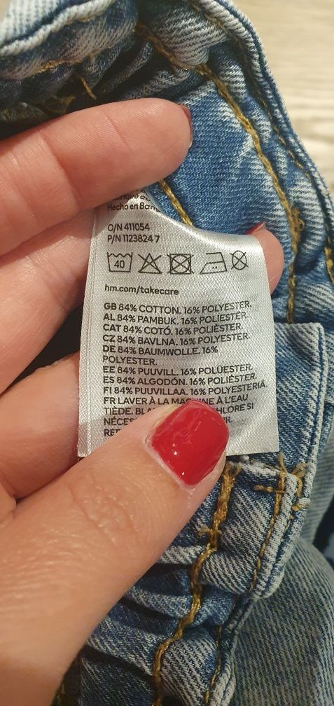Dżinsy h&m r. 86