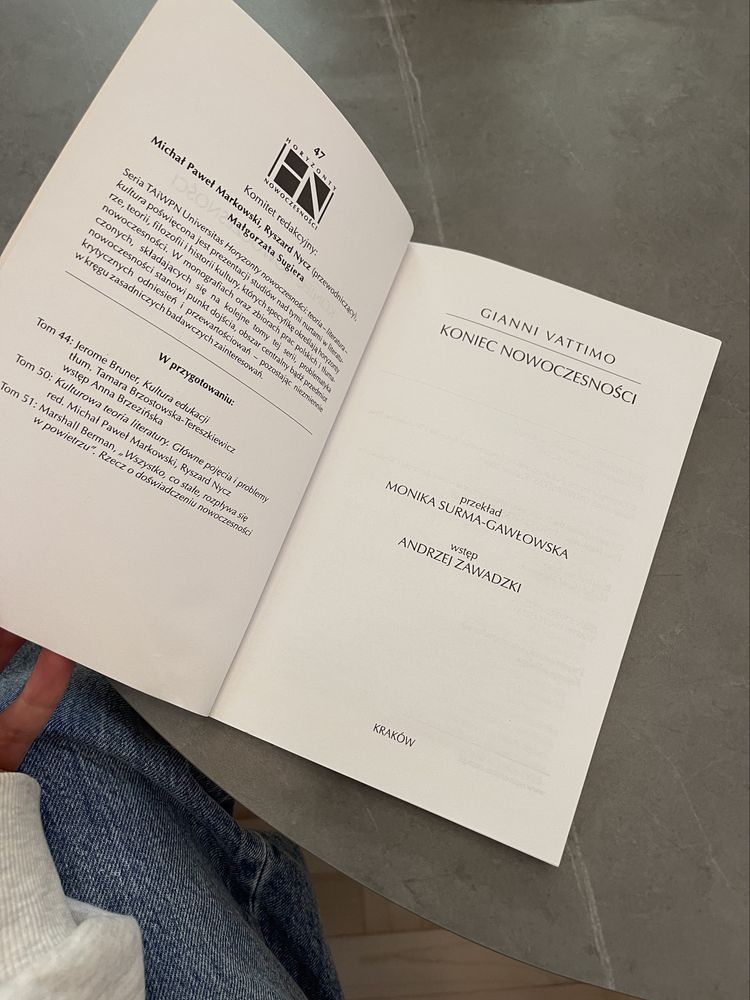 Gianni Vattimo Koniec nowoczesności