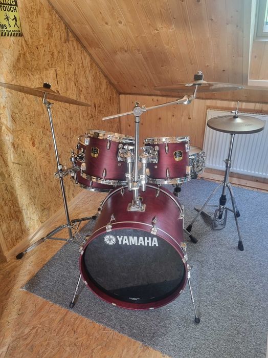 YAMAHA STAGE CUSTOM + Zildjian-kompletna perkusja, stan idealny! Dowóz