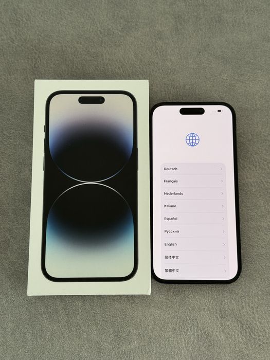 iPhone 14 Pro - 128GB Preto Sideral - cabo usb-c para Lightning + Capa