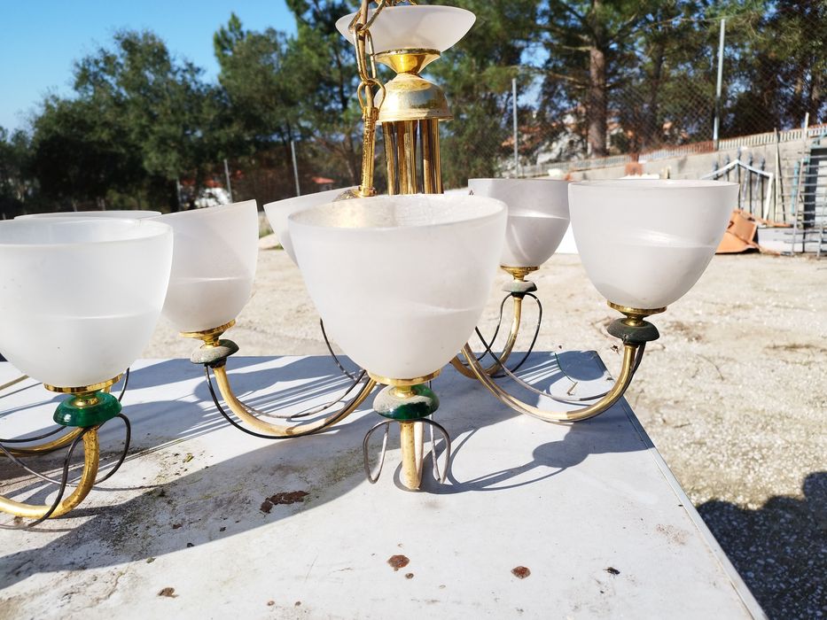 Candeeiro antigos em metal