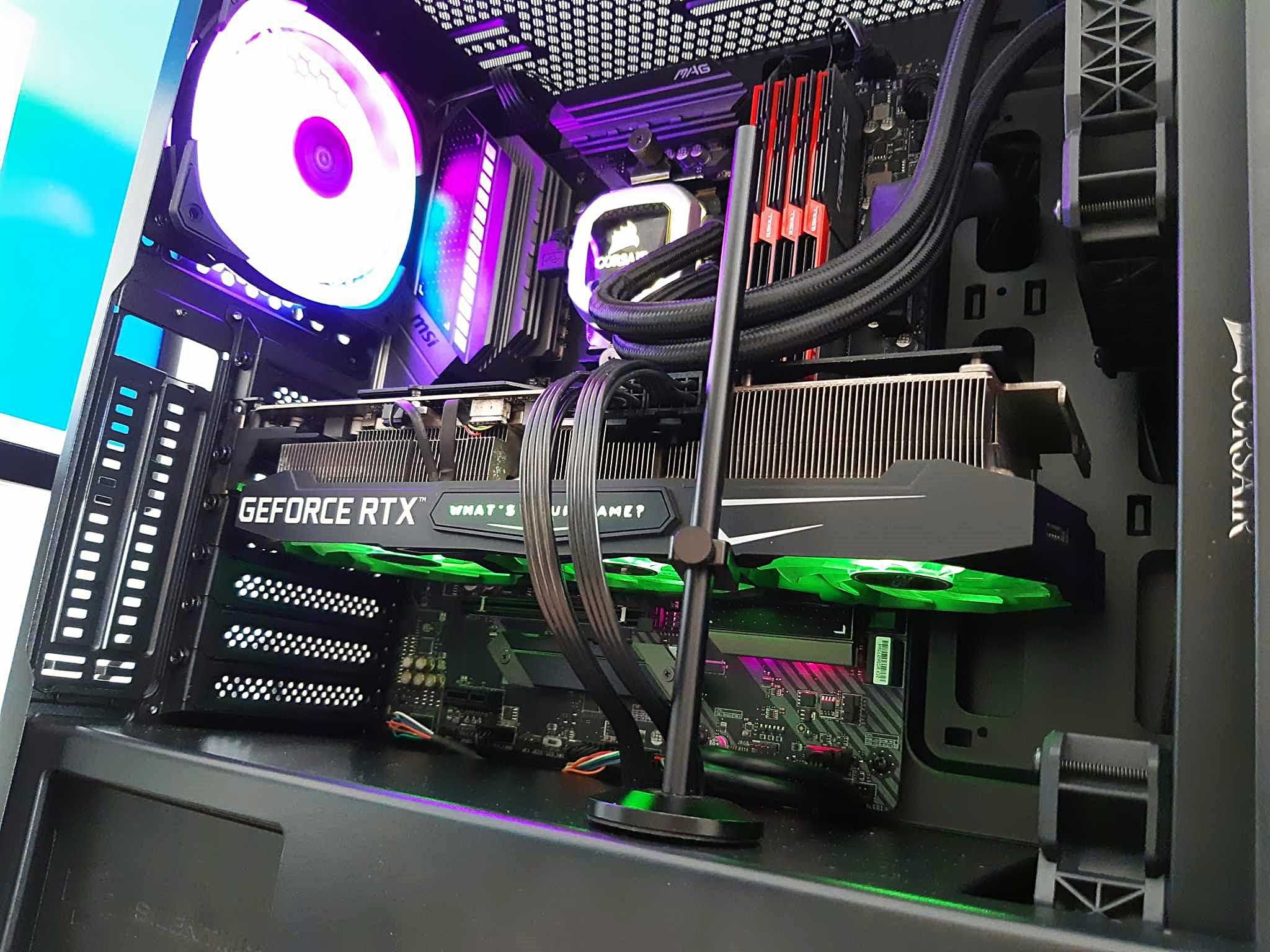 PC DO GIER! Ryzen 5800X3D RTX3080 B550 16GB 512GB 750W AiO LED RGB