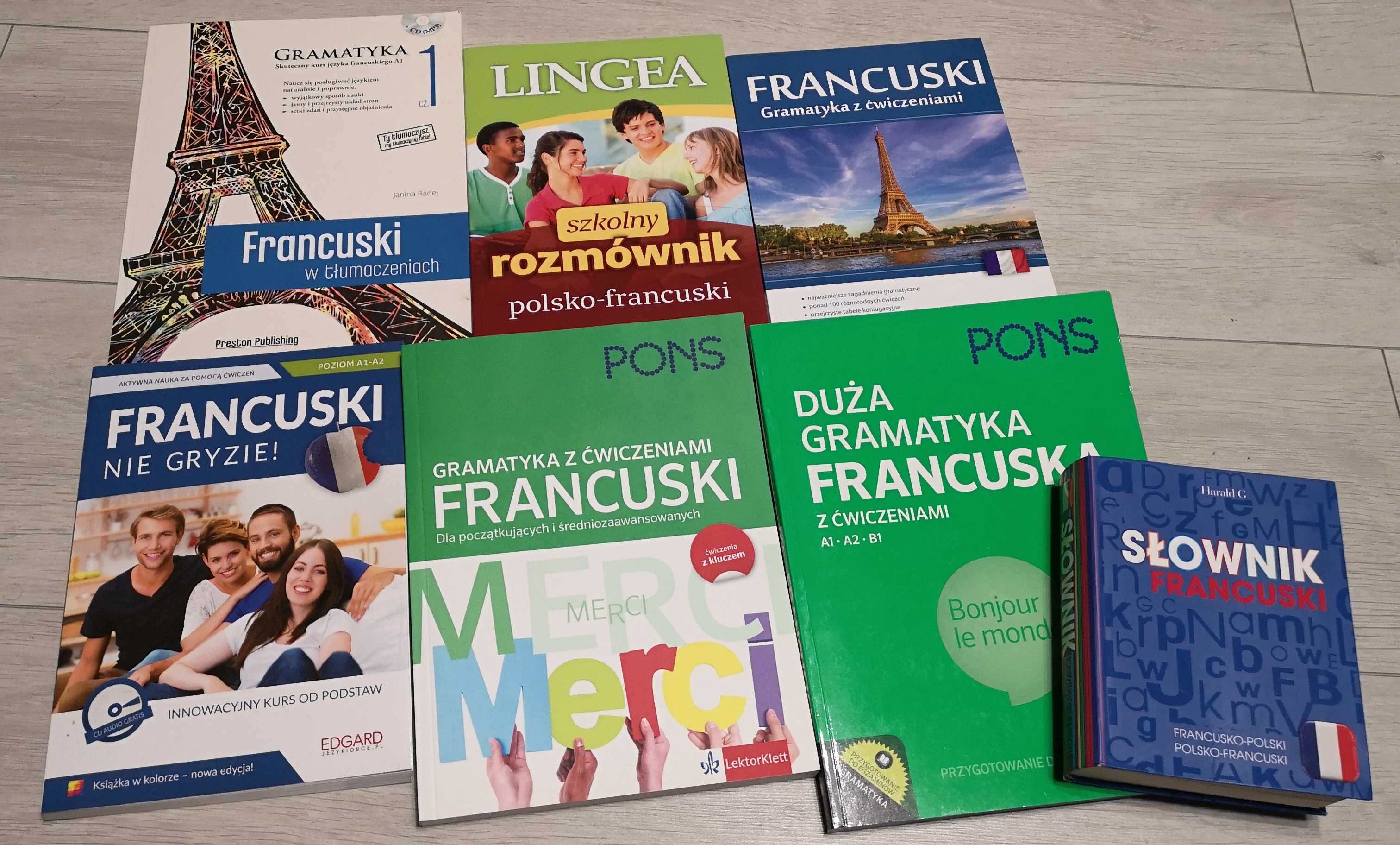 Książki do języka francuskiego