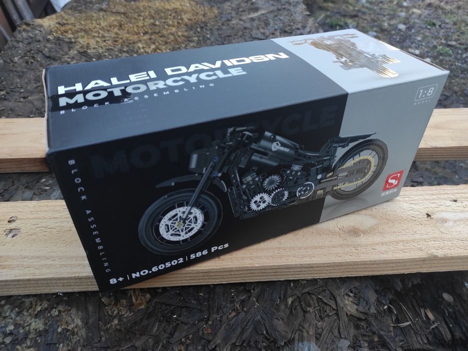 Klocki technic Motocykl Harley Davidson + pudełko