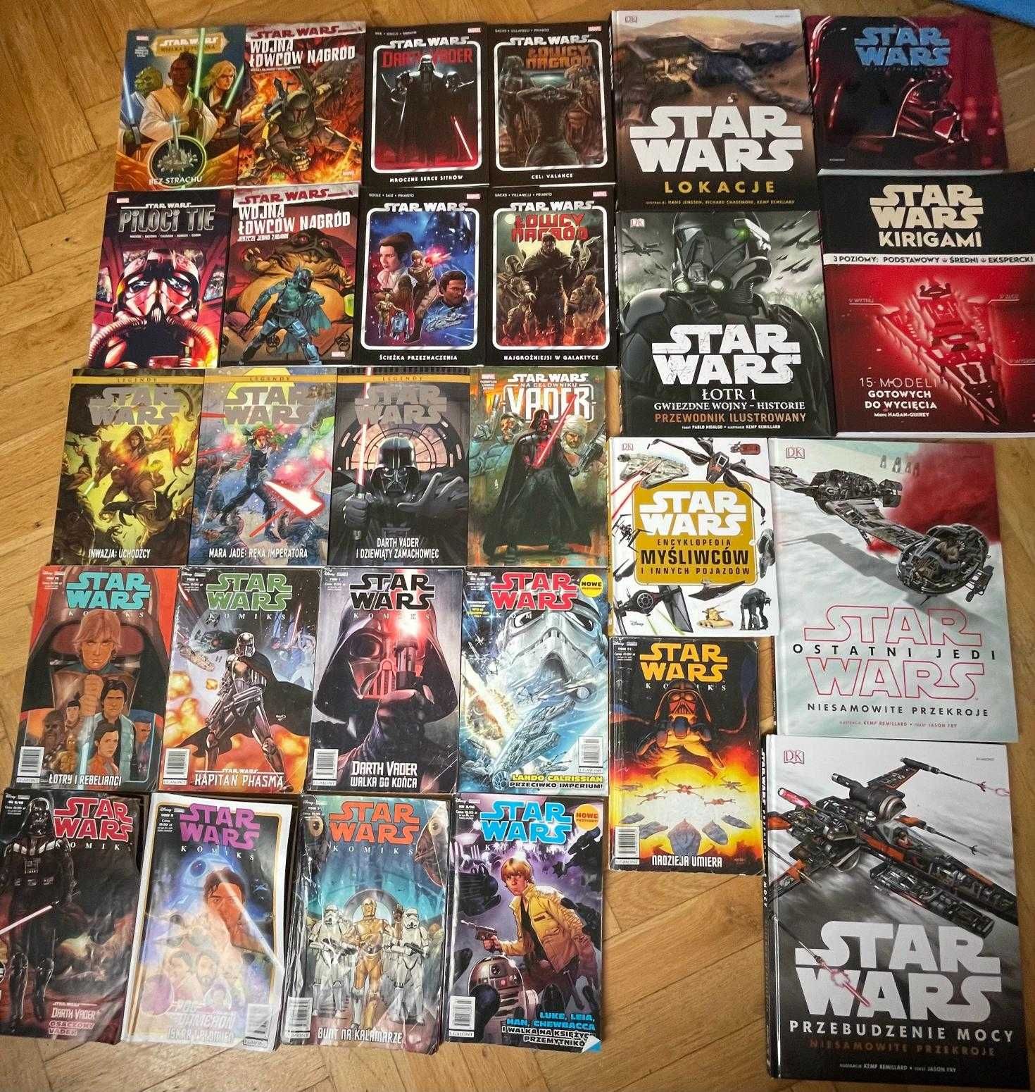 Kolekcja komiksów i książek STAR WARS