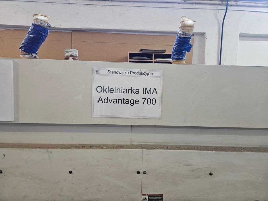 Syndyk sprzeda okleiniarkę IMA Advantage 700